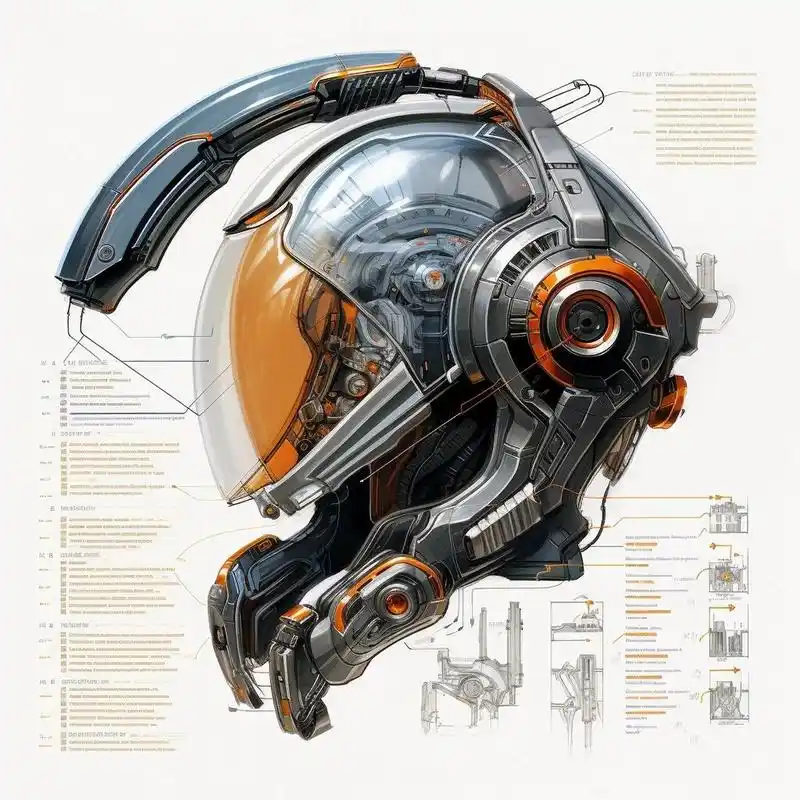 道具篇 | 特种作战军用头盔 #概念设计# #ai# #赛博朋克# #科幻##头盔