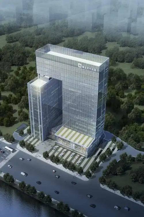 再生时代大厦鸟瞰图效果图