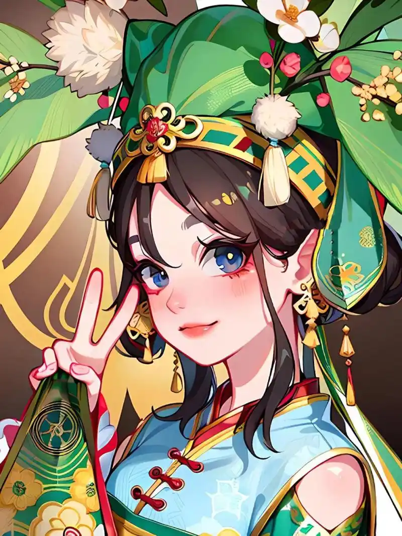 绘画素材 | 民族风动漫人物