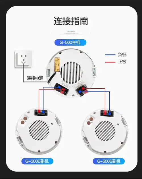 先科无线蓝牙吸顶音响家用客厅喇叭背景音乐音箱天花吊顶装嵌入式重