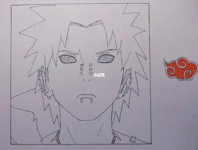 手绘火影忍者61佩恩天道
