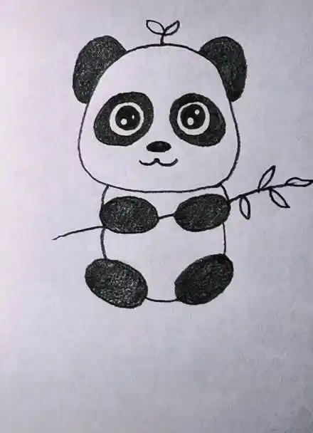 熊猫简笔画