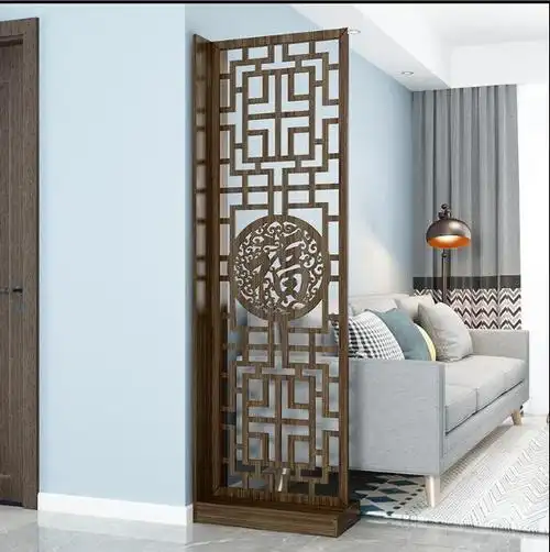 中式门口玄关新玄关挡煞家用入户进门屏风户型门厅