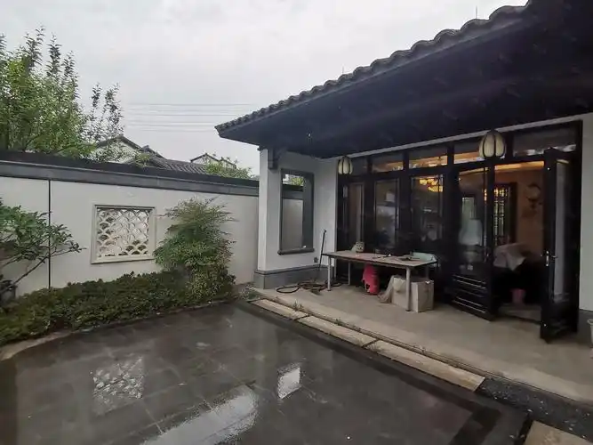 中式合院别墅带车位,大花园看房有钥匙价可谈,蓝城观云小镇(别墅)