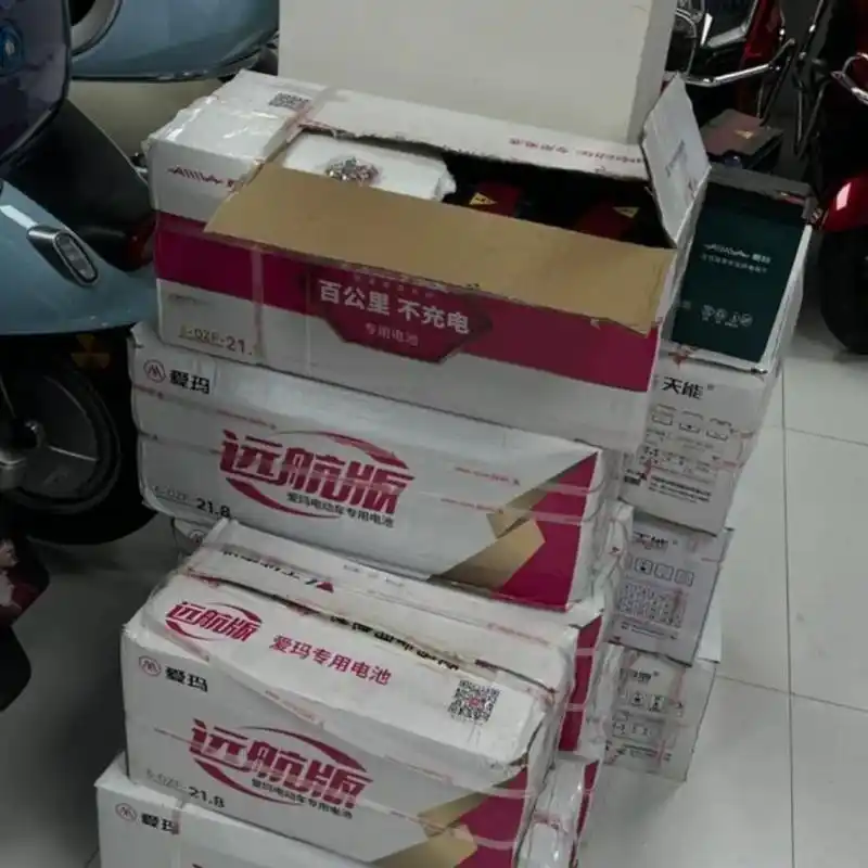 爱玛电动车石墨烯电池和铅酸电池区别 想问问,这个两个白色包装的电池
