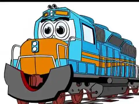trains cartoon pictures