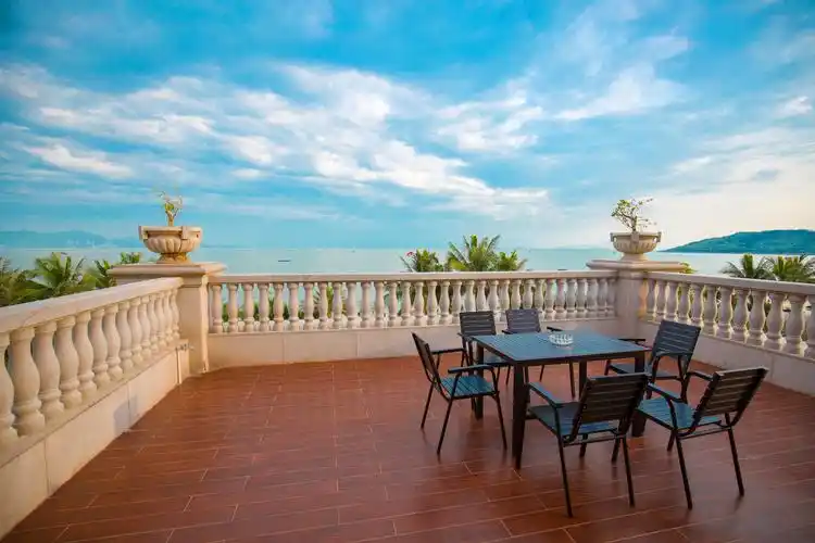 惠东鸟行山河度假别墅(十里银滩小径湾店)-全方位海景私人泳池奢华美