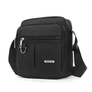 中年男包旅行包牛津布包中老年爸爸老人男士包包休闲单肩斜挎背包