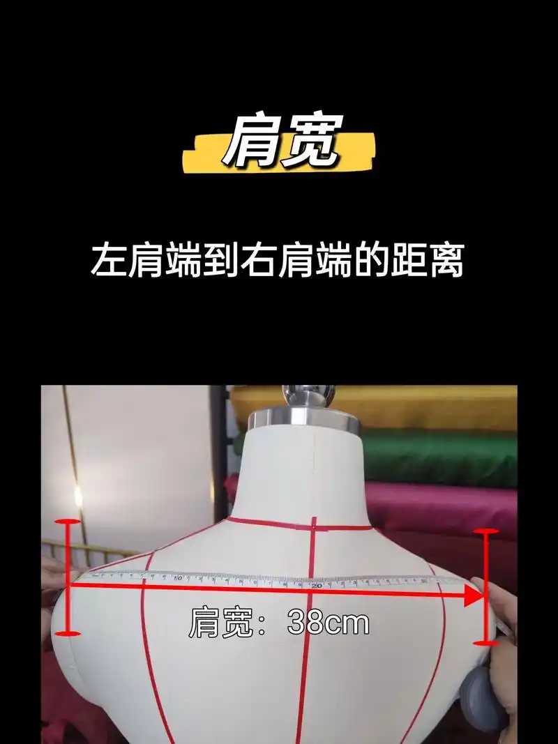 简单版三位量体,肩宽,胸围,腰围,臀围,测量方法#胸围的正确 - 抖音