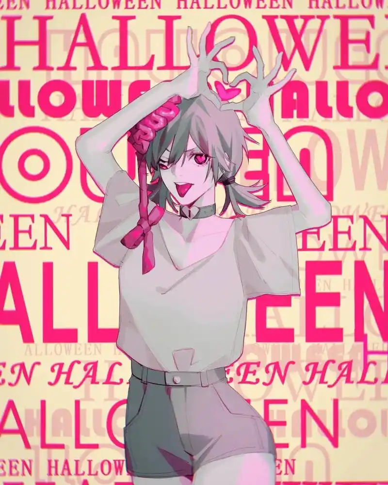 99.#万圣节 #电锯人 #同人图 #万圣节 - 抖音