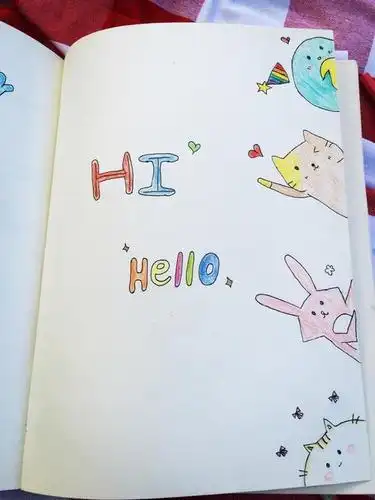 手账的简笔画封面