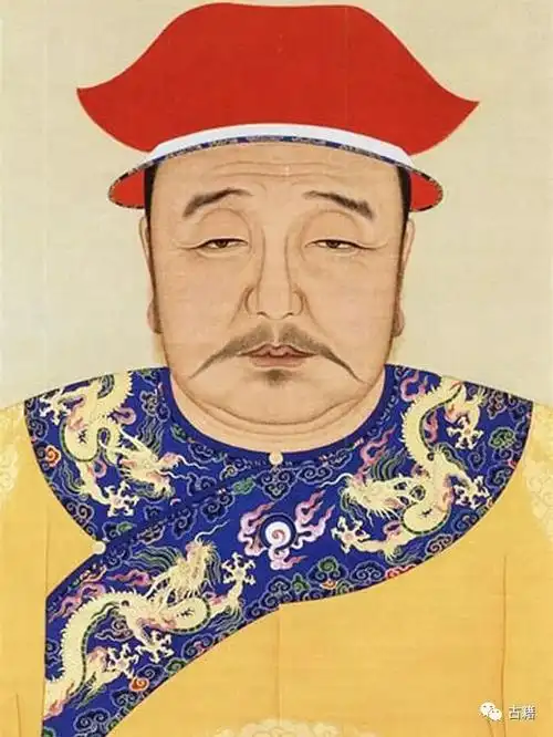 皇太极半身像1626年～1643年