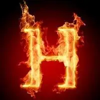 26个蓝色火焰字母头像【点击鼠标右键下载】