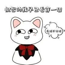 看透看破不说破可爱卡通表情包