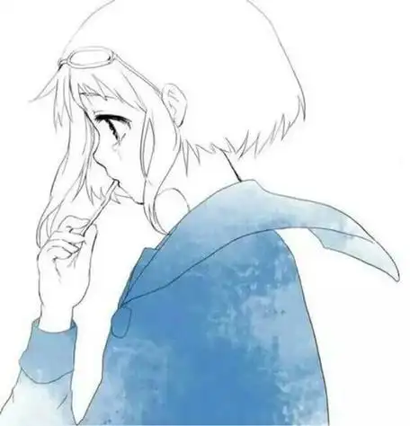 侧脸哭着的动漫头像 动漫头像图片大全 -【爱个性】