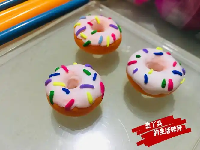 黏土手工 | 甜甜圈