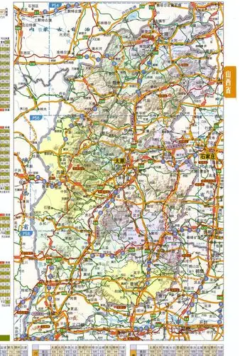 山西省交通图 - 中国交通地图 - 地理教师网