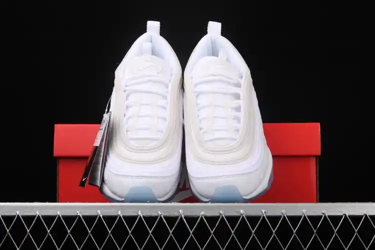nike air max 97"white lce"qs 纯白子弹气垫跑鞋 ct4526-100