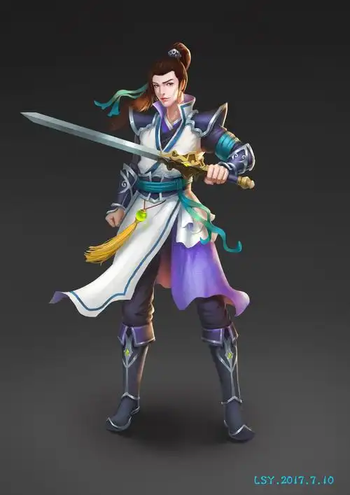 侠客角色测试|插画|游戏原画|冰花幻想 - 原创作品 - 站酷 (zcool)