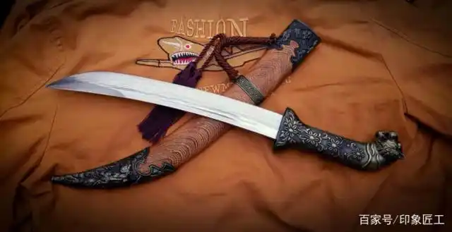 冷兵器花纹钢复古短刀-幻御,鉴赏