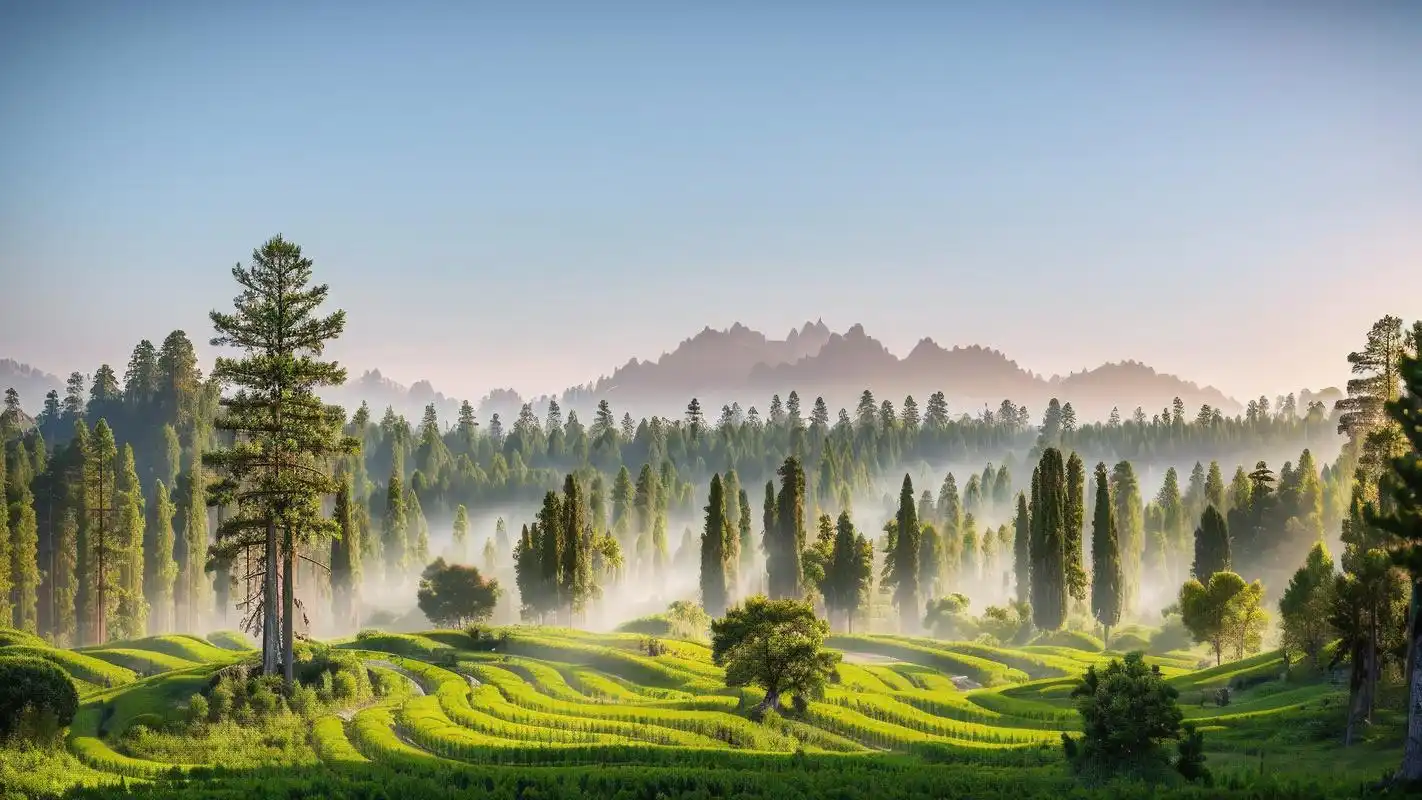 99超高清4k全屏森林壁纸98 走进森林的怀抱,感受大自然的呼吸.