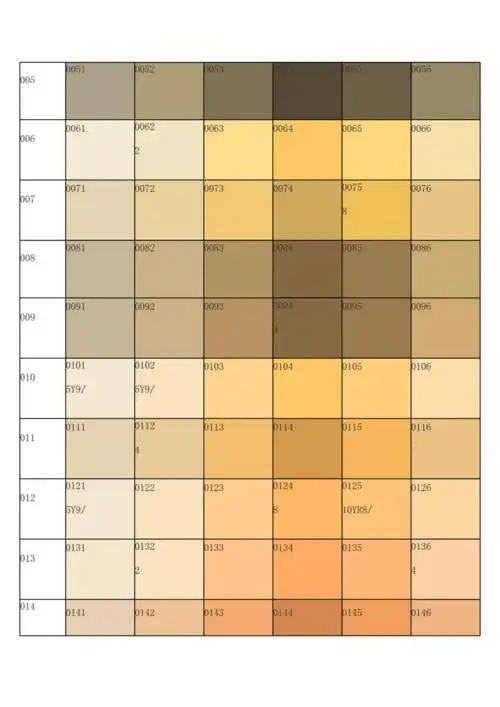 cbcc建筑色卡千色卡色查询表docx35页