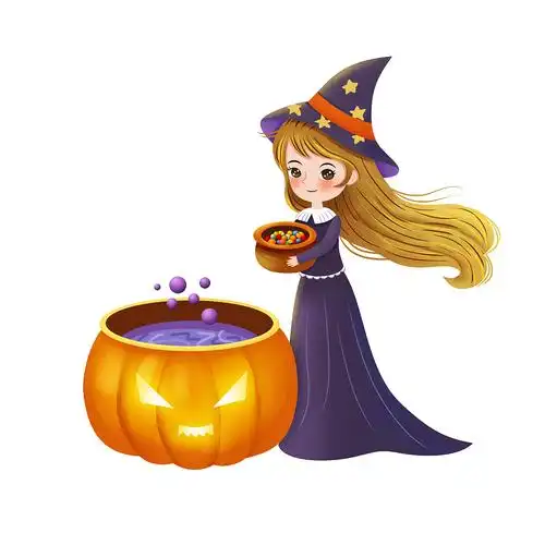 万圣节可爱小女巫|插画|创作习作|微歌清韵 - 原创作品 - 站酷 (zcool