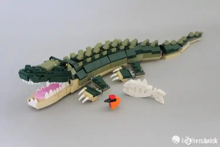 动物的奇妙冒险乐高创意百变三合一31121鳄鱼开箱评测