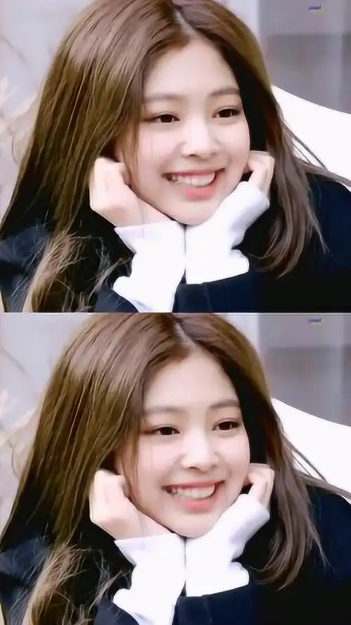 金智妮前几张的妮笑的好开心后面就霸气了
