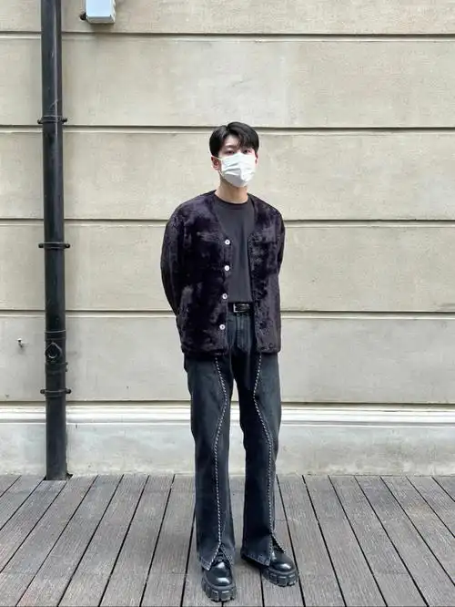 裤子穿得花腿长一米八