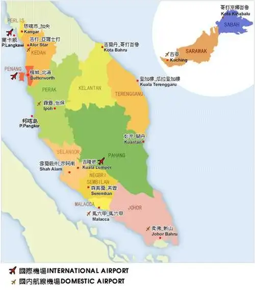 马来西亚好玩吗马来西亚地图中文版高清下载