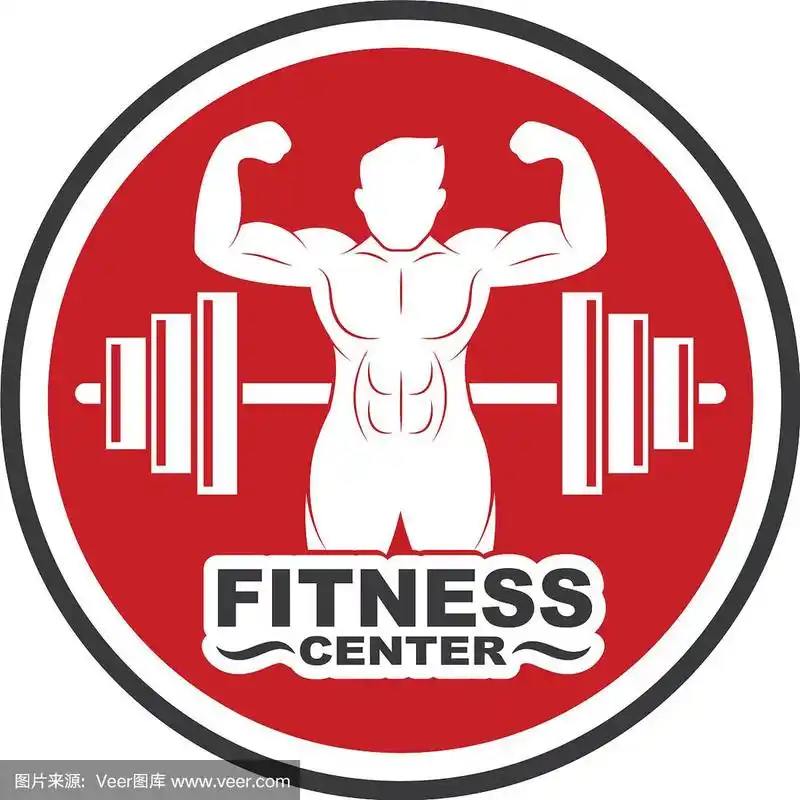 健美者健身馆图标标志徽章