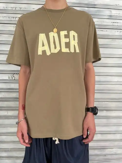 韩国潮牌adererror折纸字母短袖
