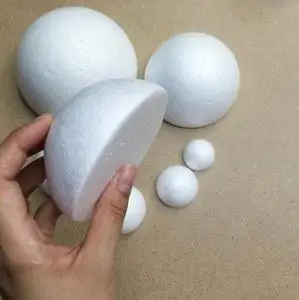 工艺幼教手工多功能泡沫半球半球模型彩绘婚庆插花泡沫diy底座
