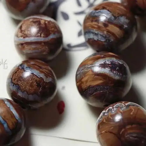 精品猛犸猛犸象象牙臼齿手串天然保真男女文玩小众木作