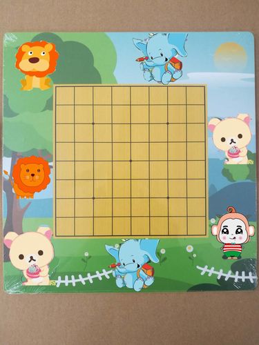 卡通围棋围棋棋盘套装儿童启蒙围棋9路13路双面棋盘套装