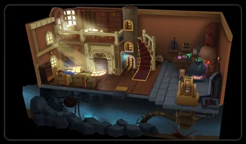 画些室内场景|插画|游戏原画|战神3 - 原创作品 - 站酷 (zcool)