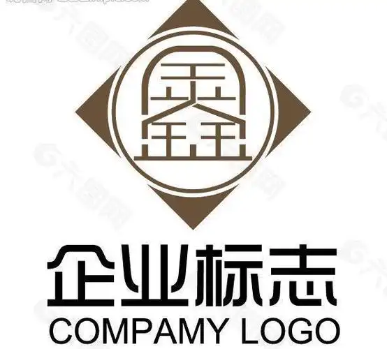 鑫logo标志图片设计元素素材免费下载(图片编号:131126)-六图网