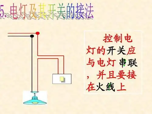 电灯串联接法图,220v电灯串联实物图,220v串联电灯接线图,电灯串联