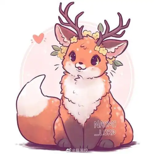 一组超可爱的动物拟人插画分享!