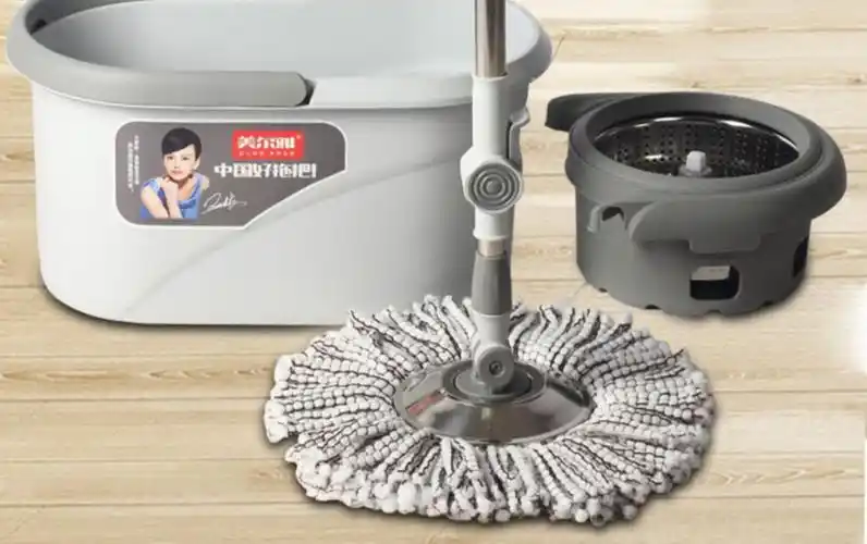 美尔雅拖把旋转拖把带桶甩干省力拖布2021新款家用墩布免手洗甩水地拖