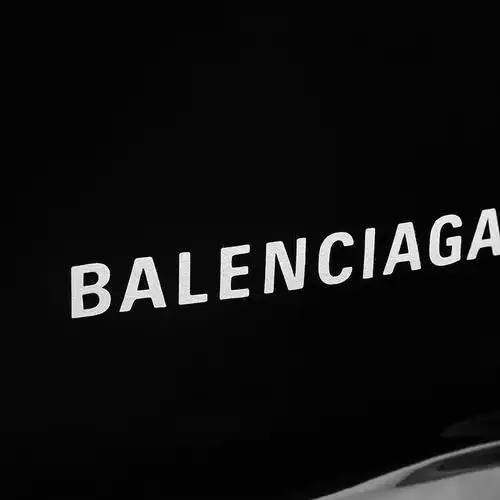 balenciaga/巴黎世家 女士黑色牛皮手提斜跨包字母logo手提包 572411