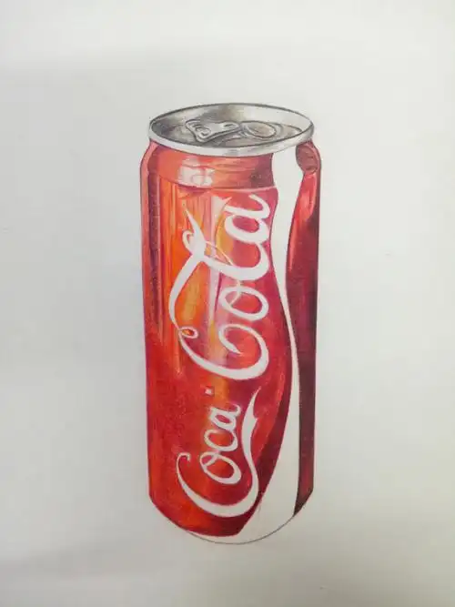水溶彩铅易拉罐可乐