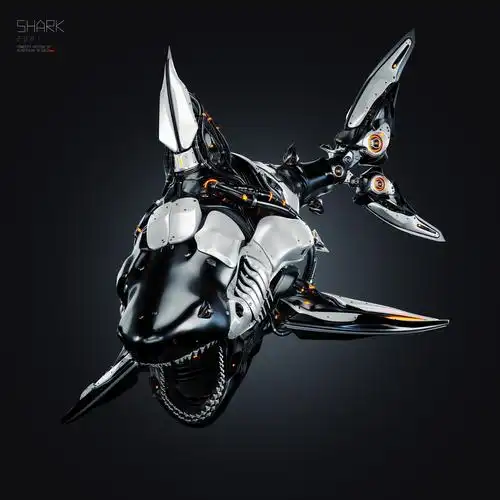 shark3d打造机械风格鲨鱼