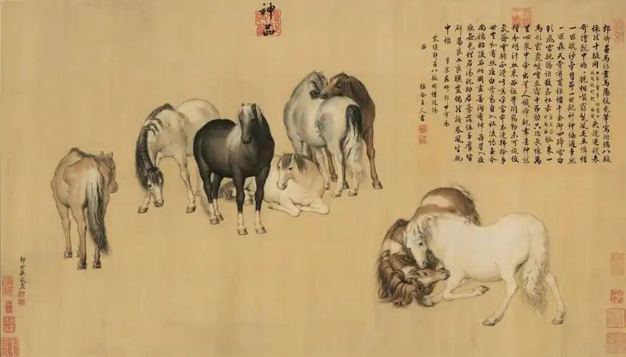 能够体现清代宫廷绘画和审美趣味的画家郎世宁,作品赏析