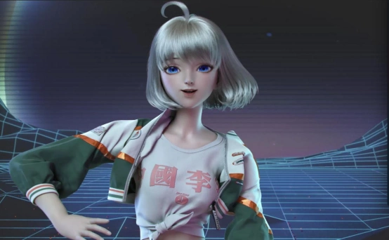 qq炫舞虚拟偶像星瞳时尚跨界李宁,以舞跨越时空探索新复古未来主义