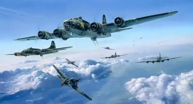 图说美军轰炸施韦因富特二战欧洲战场最大规模的空战