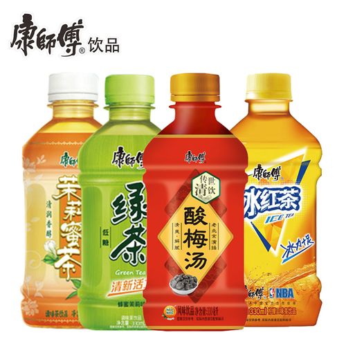 康师傅新品罗小黑联名款黑奶茶330ml12瓶整箱风味茶饮料