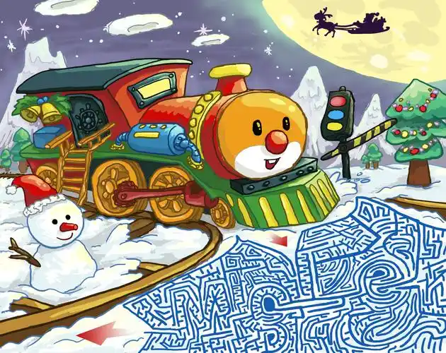 2011摩尔庄园插画 藏字迷宫设计 |插画|儿童插画|pptiger - 原创作品