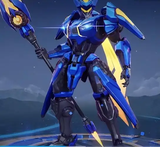 将赵云设计成汽车人这是一款充满运动感和速度感的皮肤赵云引擎之心